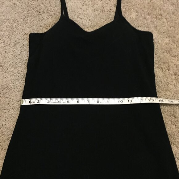 Gilligan & O'Malley Adjustable Strap Inbuilt Bra Black Camisole - Picture 12 of 14